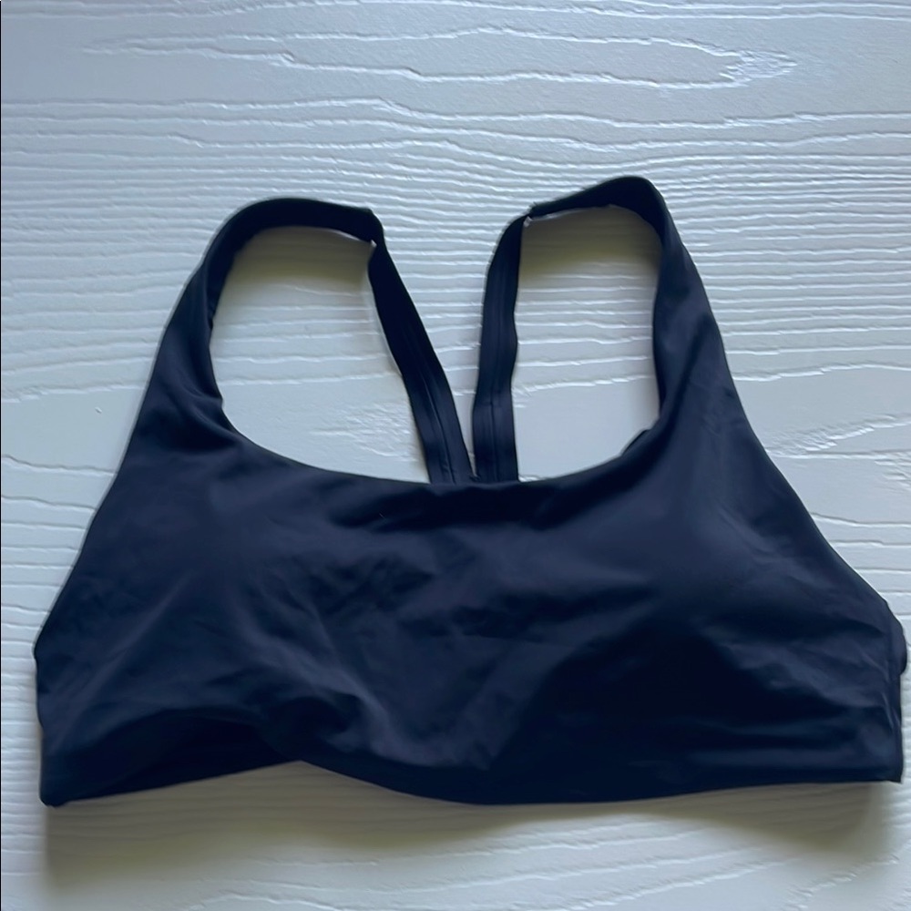 Athleta Black Racerback Bikini Swim Top